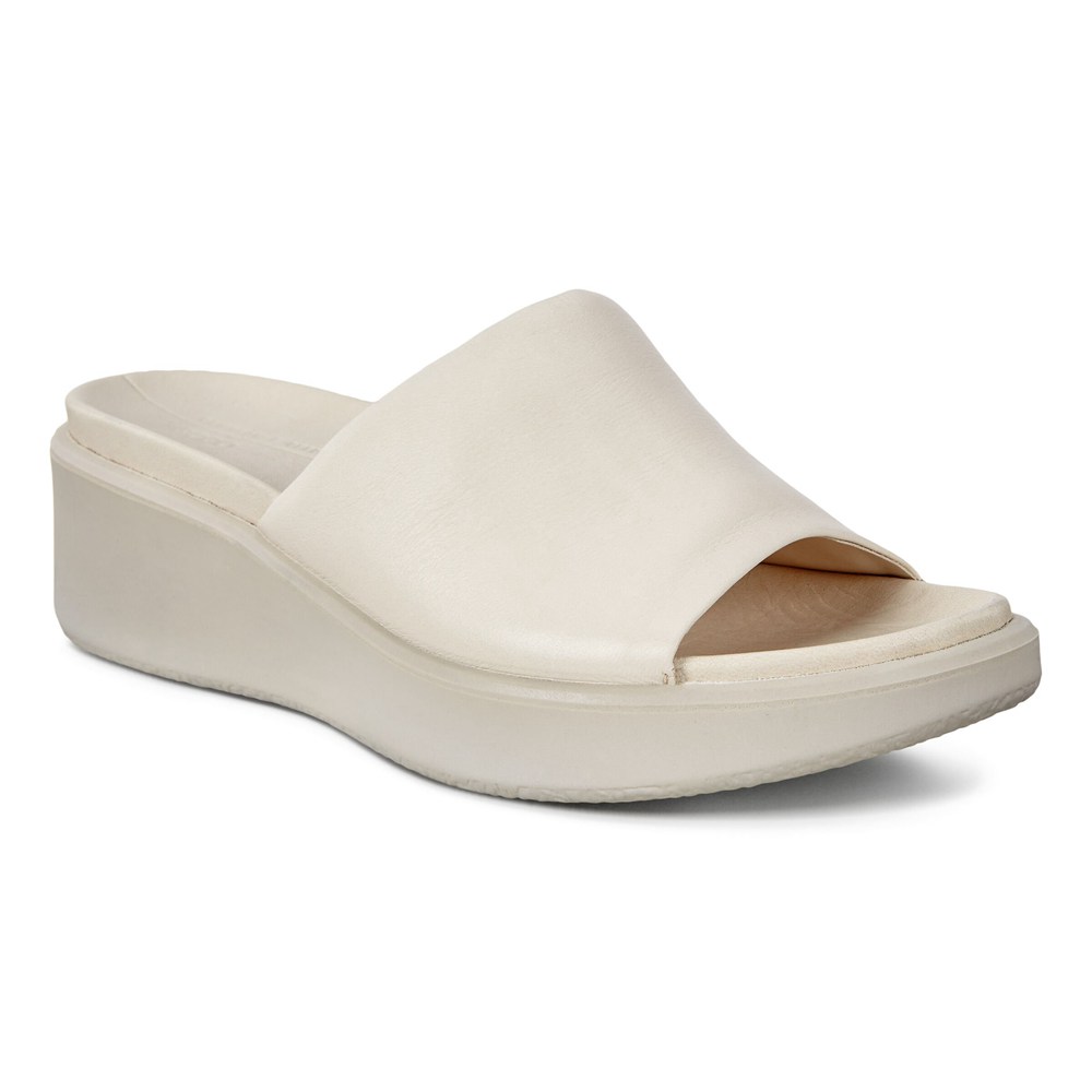 Sandalias Mujer - ECCO Flowt Lx Wedge - Beige - GIK835217